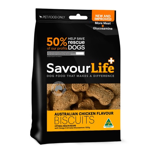Savour Life Natural Treats Australian Chicken Flavour Biscuits